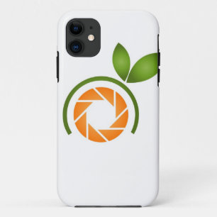 Photography shutter with green leaves iPhone 11 case