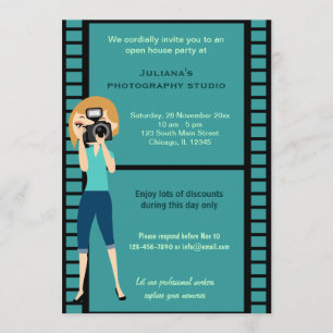 Photography Studio Celebration Invitation