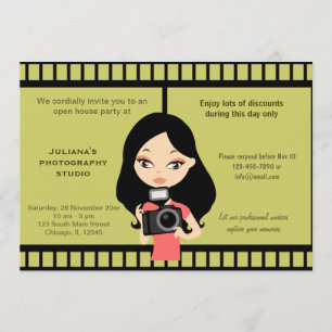 Photography Studio Celebration Invitation
