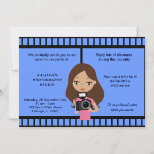 Photography Studio Celebration Invitation