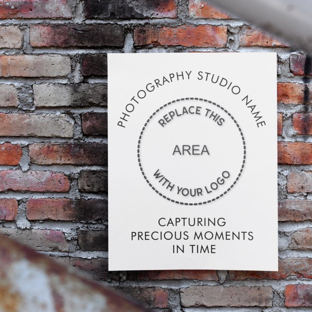 Photography Studio Name Logo Tagline Quote Poster (Creator Uploaded)