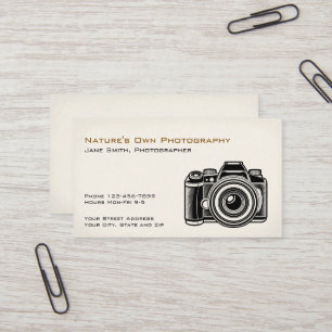Photography Studio Photographer Business Card