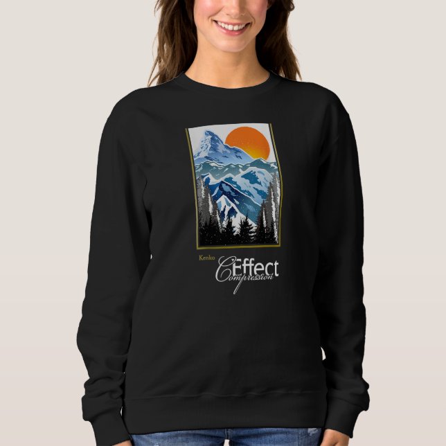Photography term graphic Compression effect winter Sweatshirt (Front)