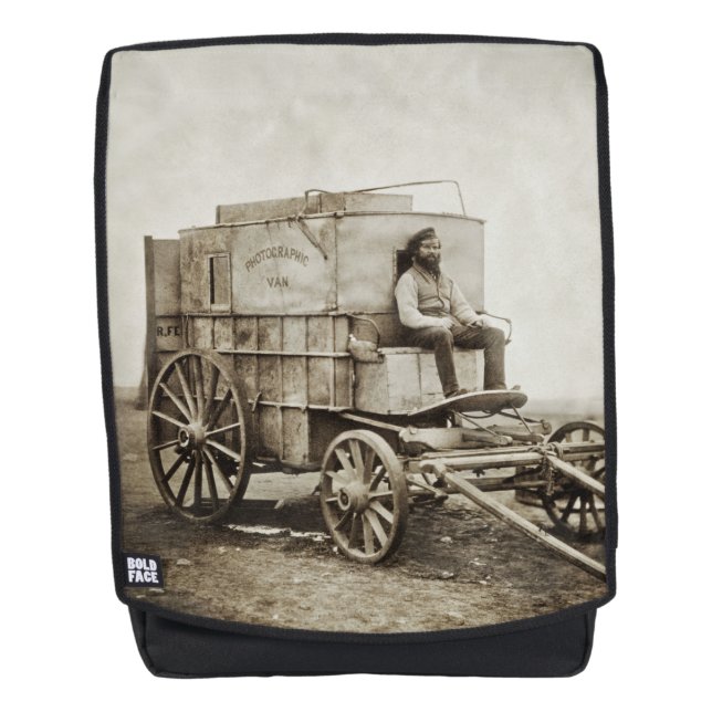 Photography Wagon of Roger Fenton Photo Realism Backpack (Front)