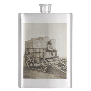Photography Wagon of Roger Fenton Photo Realism Hip Flask
