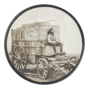 Photography Wagon of Roger Fenton Photo Realism Hockey Puck