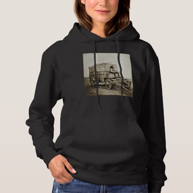 Photography Wagon of Roger Fenton Photo Realism Hoodie (Front)
