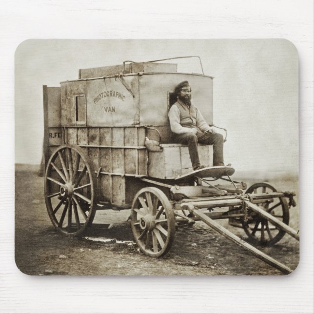 Photography Wagon of Roger Fenton Photo Realism Mouse Pad (Front)
