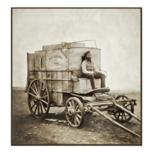 Photography Wagon of Roger Fenton Photo Realism Print
