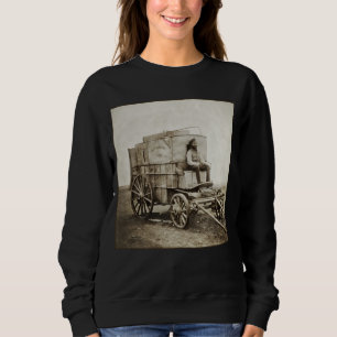 Photography Wagon of Roger Fenton Photo Realism Sweatshirt