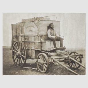 Photography Wagon of Roger Fenton Photo Realism Tissue Paper