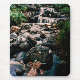 Photography WATERFALL STONES + your ideas Mouse Pad