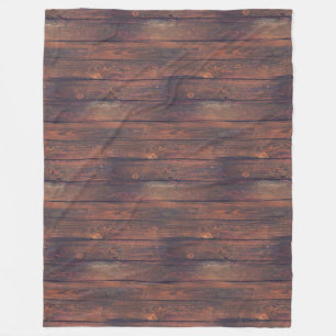 Photography - WOOD BOARDS + your ideas Fleece Blanket