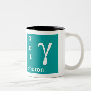Photon (left handed) Two-Tone coffee mug