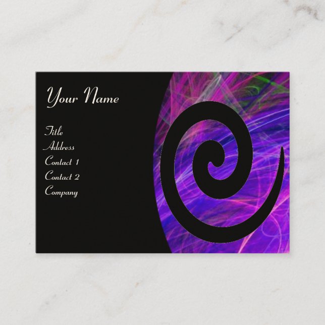 PHOTON SWIRL BUSINESS CARD (Front)