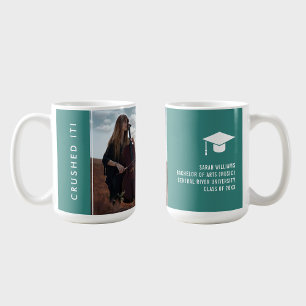 PhotoPop Modern Minimal Elegant Graduation Gift Coffee Mug