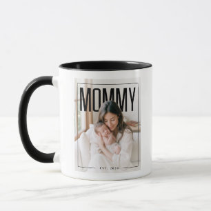 PhotoPop Mummy Est Custom Year Photo Mug