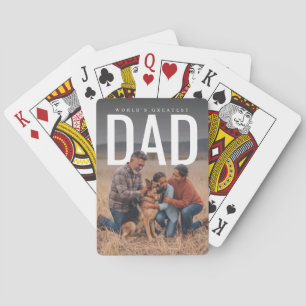 PhotoPop Worlds Greatest Dad Playing Cards