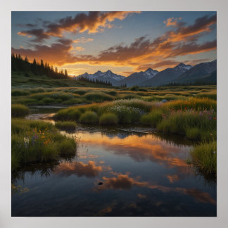 Photorealistic Breathtaking Nature Poster