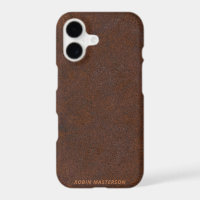 Photorealistic Dark Brown Rusty Metal