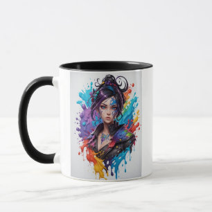 photorealistic image with bright colors in natural mug