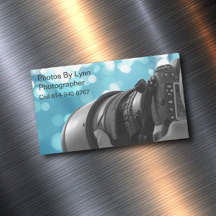 Photos By Lynn Magnetic Business Card