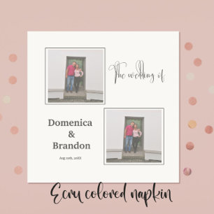 Photos Custom Wedding Napkins
