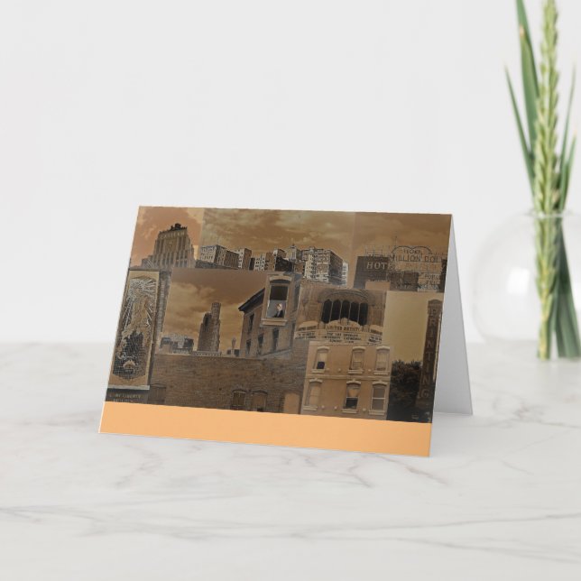 ''Photos from downtown Los Angeles'' Card (Front)