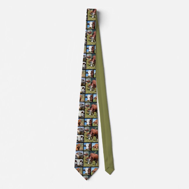 Photos mosaic of cows tie (Front)