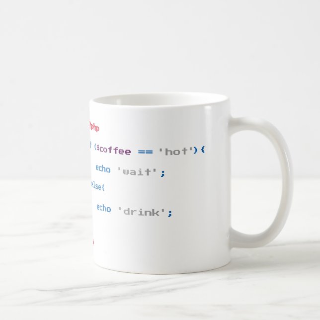 PHP coffee coder Mug (Right)