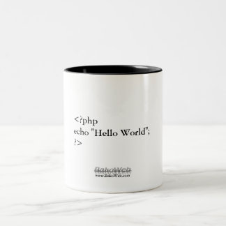 PHP "Hello World" Coffee Mug