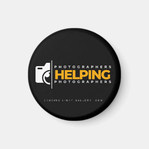 'PHP' Logo   Circle Magnet