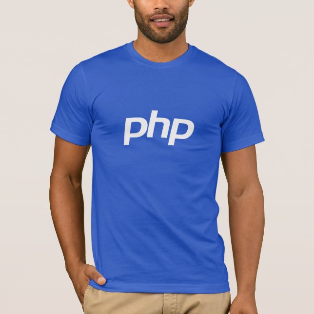 PHP T-Shirt (Blue) (Front)