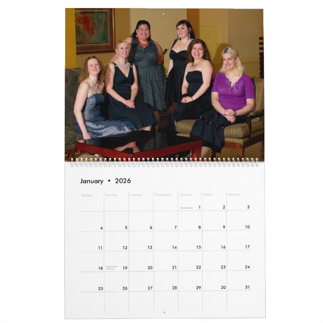 PHP Women 2010 (large) Calendar (Jan 2026)