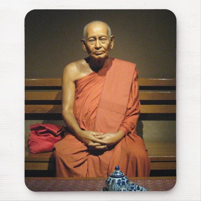 Phra Dhammayanmuni ... Buddhist Monk Mouse Pad (Front)