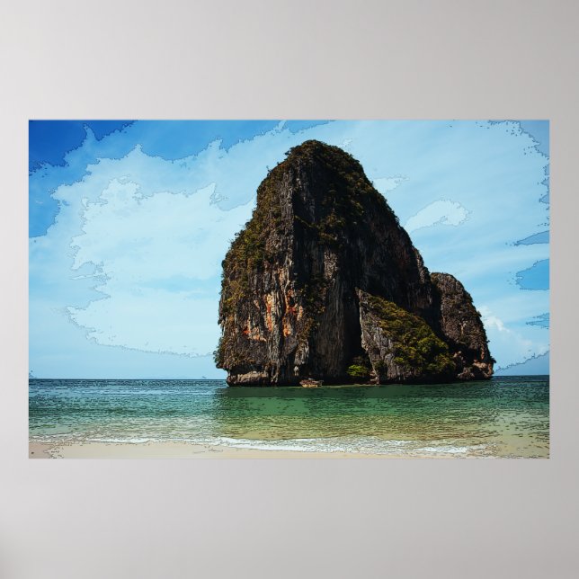 Phra-Nang Krabi Thailand Poster (Front)