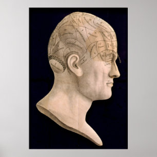 Phrenology 1834 poster