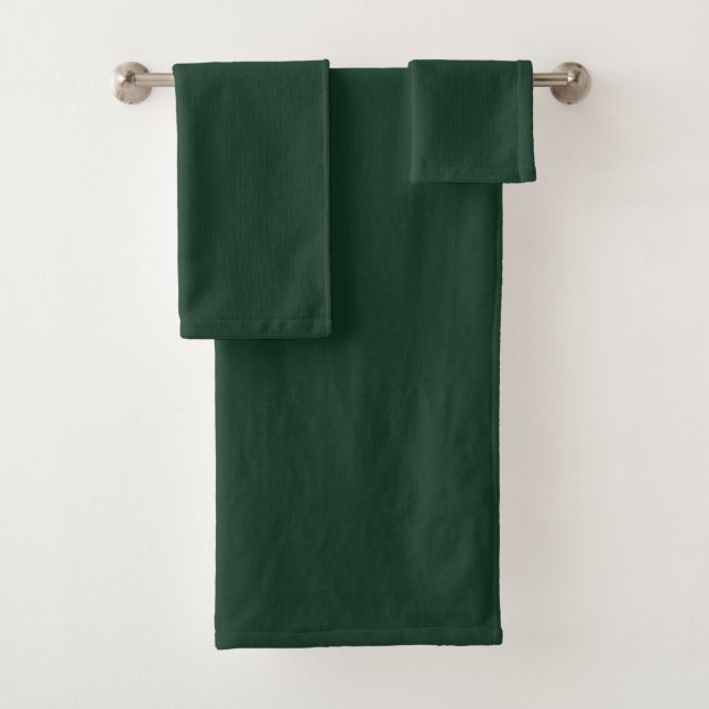 Phthalo Green Bath Towel Set (Insitu)