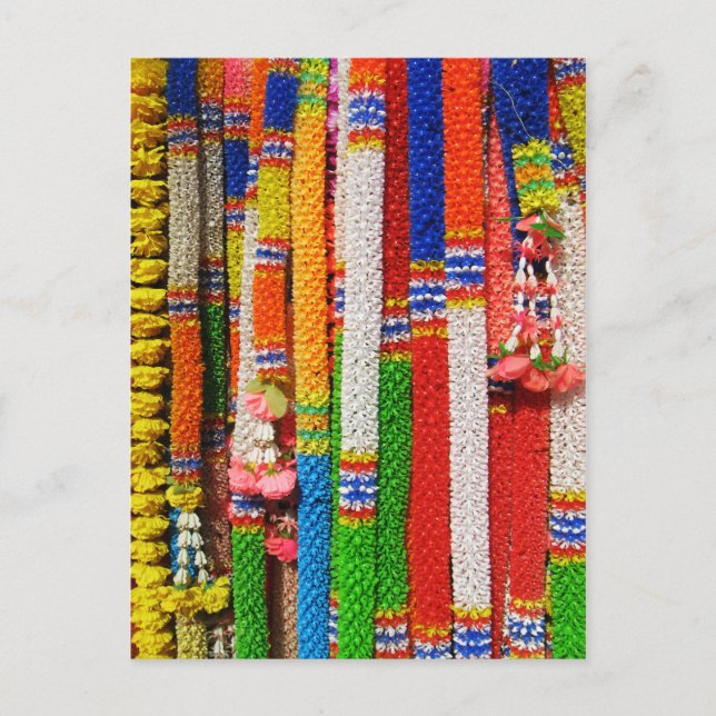 Phuang Maalai - Thai Floral Garland Postcard (Front)