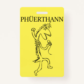 Phuerthann badge ID badge
