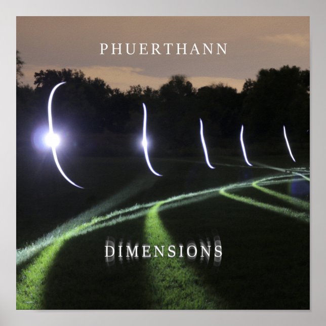 Phuerthann "Dimensions" Official Album Art Poster (Front)