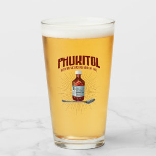 Phukitol - funny frustration medicine glass