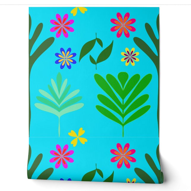 Phunktanicals by Mimma Blue  Wallpaper (Unrolling)