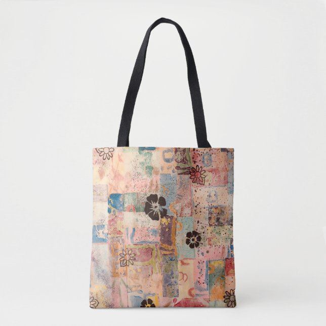 Phunky Phlowers Tote Shopping Bag (Front)
