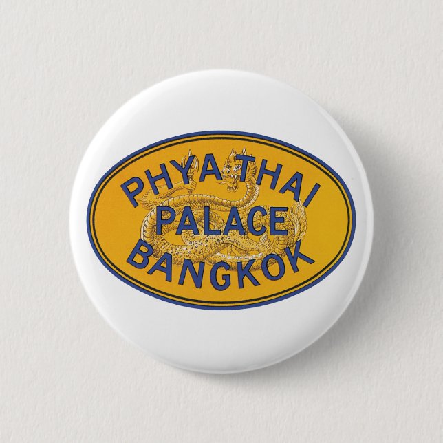 Phya Thai Palace Bangkok 6 Cm Round Badge (Front)