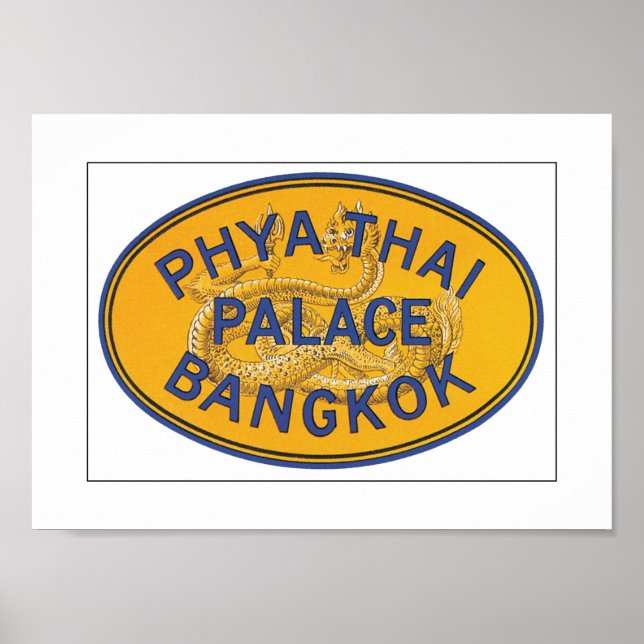 Phya Thai Palace Bangkok (canvas) Poster (Front)