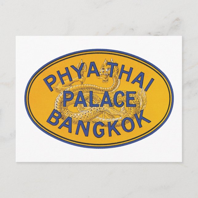 Phya Thai Palace Bangkok Postcard (Front)
