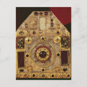Phylactery or pentagonal reliquary postcard