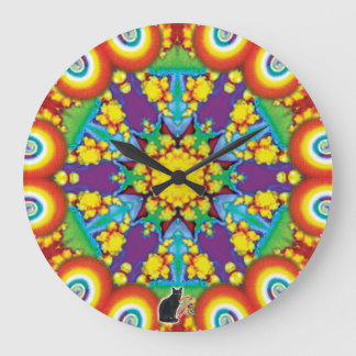 Phyletic Kaleidoscope Large Clock