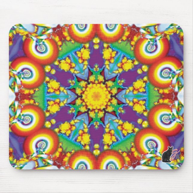 Phyletic Kaleidoscope Mouse Pad (Front)